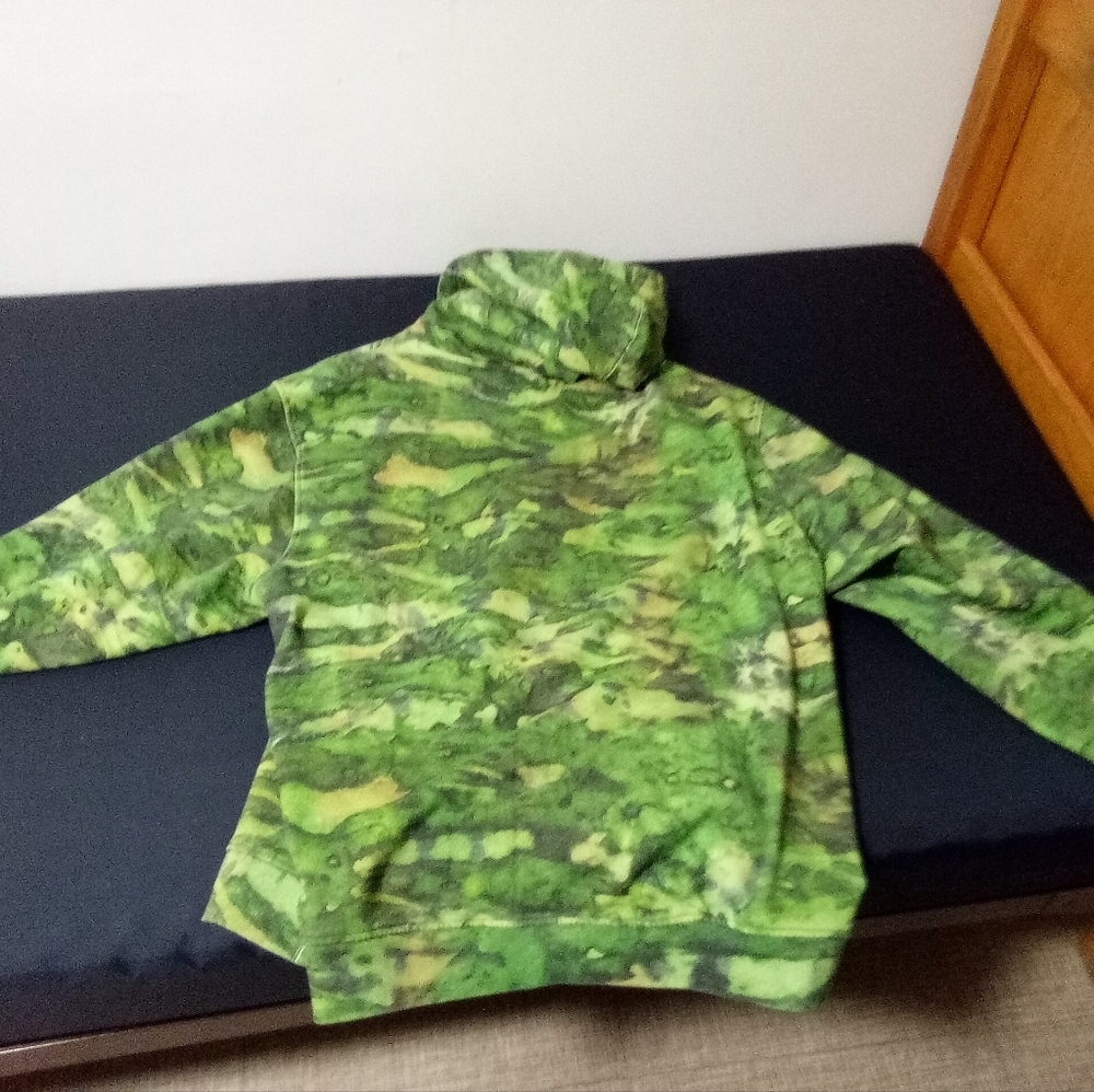 Fubu camo hoodie,3xl,Camo/Tye Die Hybrid,One Of A Kind Pattern.